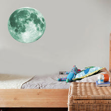 Load image into Gallery viewer, 30cm Luminous Moon 3D Wall Sticker For Rooms