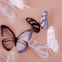 Load image into Gallery viewer, 18pcs/lot 3d Effect Crystal Butterflies Wall Sticker
