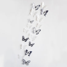 Load image into Gallery viewer, 18pcs/lot 3d Effect Crystal Butterflies Wall Sticker
