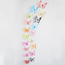 Load image into Gallery viewer, 18pcs/lot 3d Effect Crystal Butterflies Wall Sticker