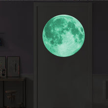 Load image into Gallery viewer, 30cm Luminous Moon 3D Wall Sticker For Rooms
