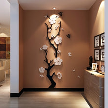 Load image into Gallery viewer, Plum Flower 3D Acrylic Wall Stickers
