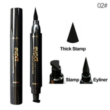 Load image into Gallery viewer, 2 In1 Eyeliner Stamp Liquid Pencil Makeup
